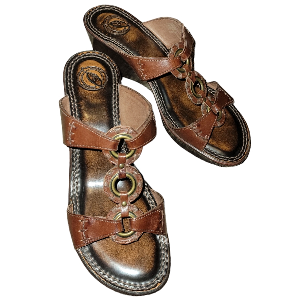 NEW Nurture by Lamaze Wedge Heel Slide Sandal sz 8